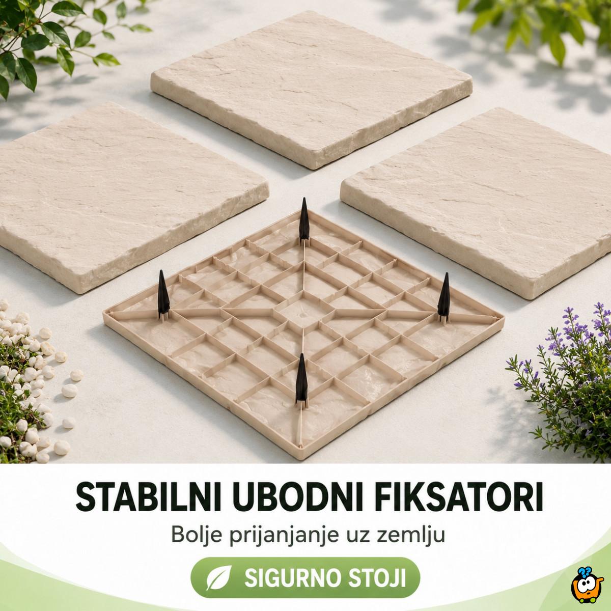 Ubodna ploča za dvorišnu stazu 40x40 cm – imitacija kamena