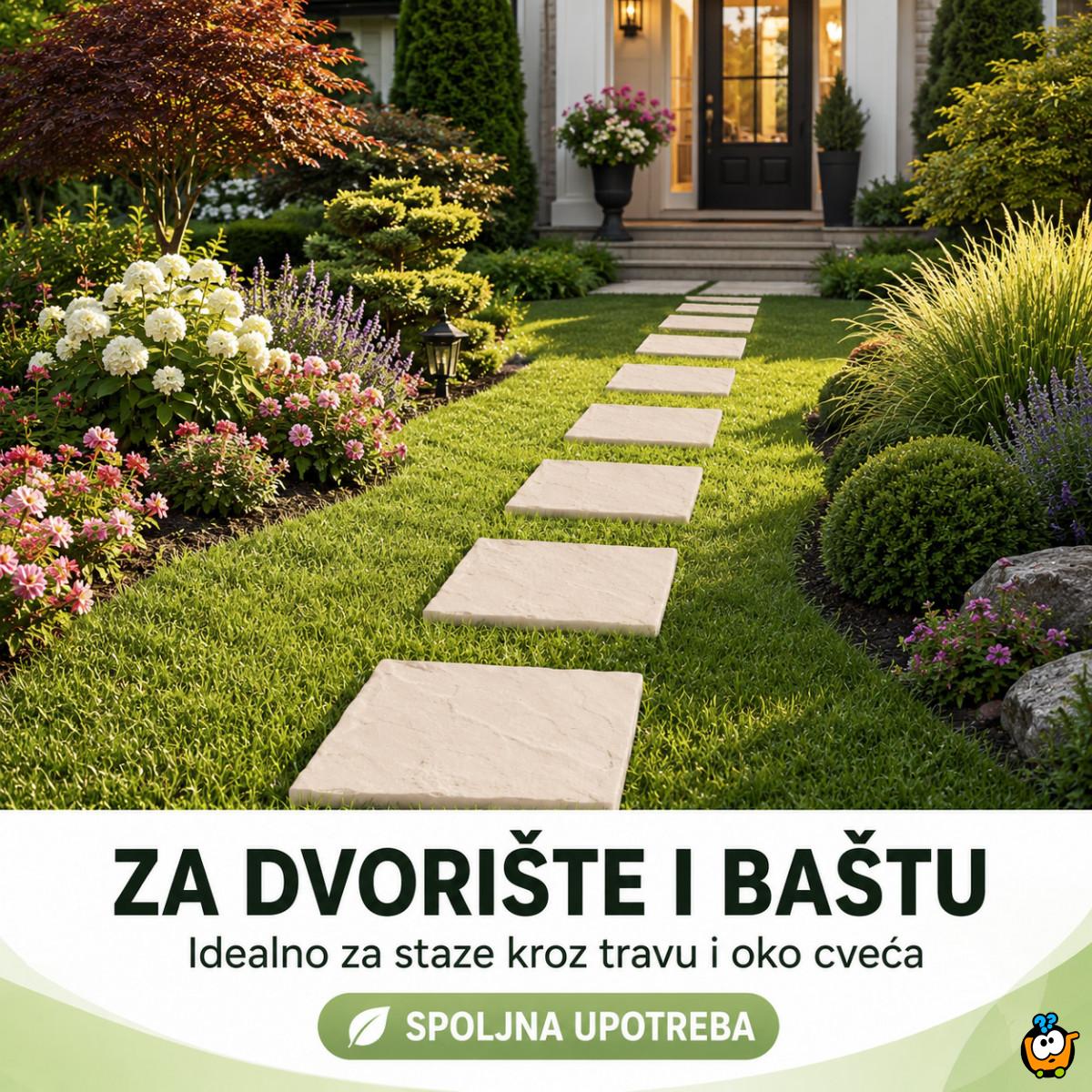 Ubodna ploča za dvorišnu stazu 40x40 cm – imitacija kamena