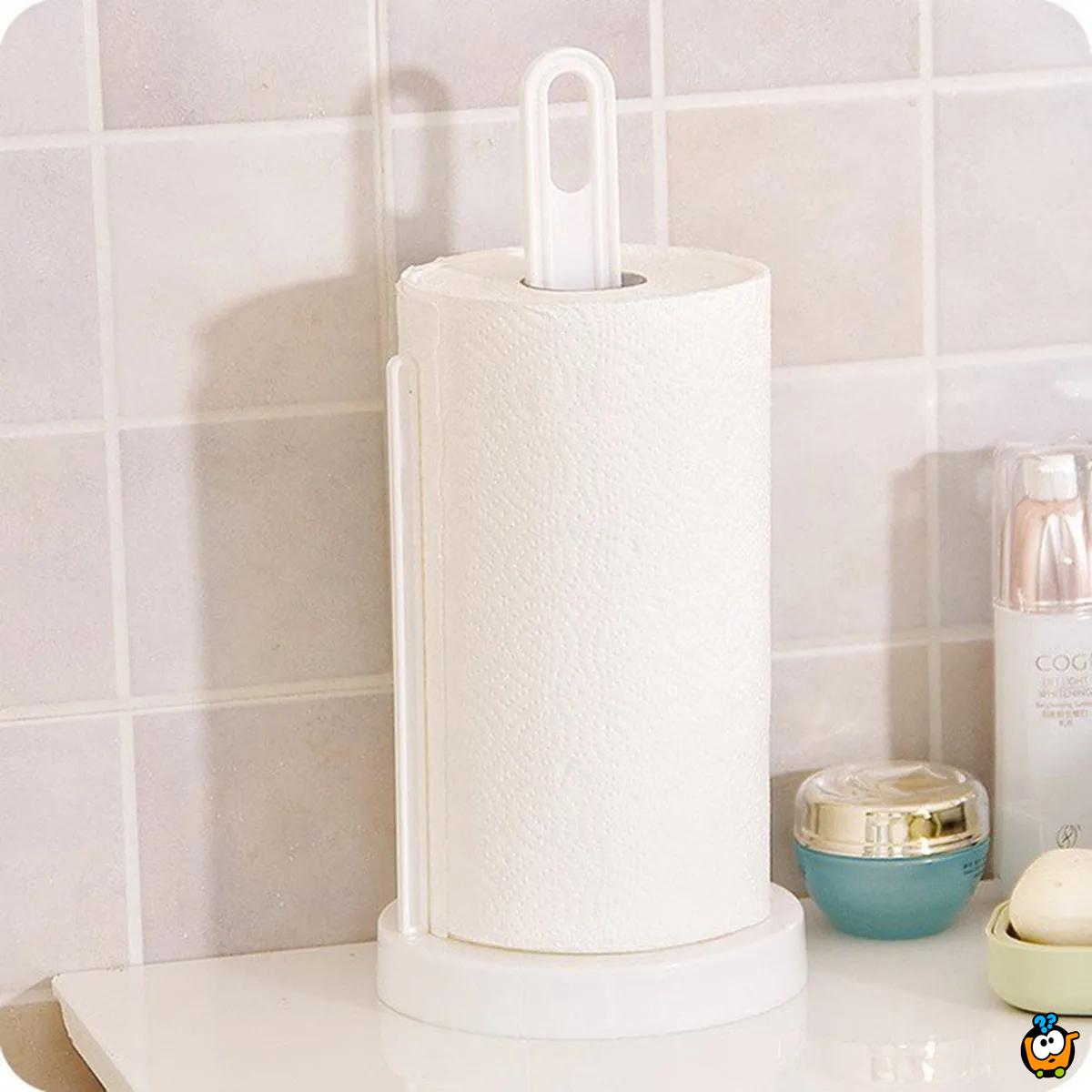 Vertikalni držač ubrusa i toalet papira