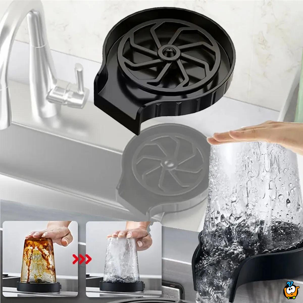 Automatski perač čaša - profesionalni dodatak za sudoperu