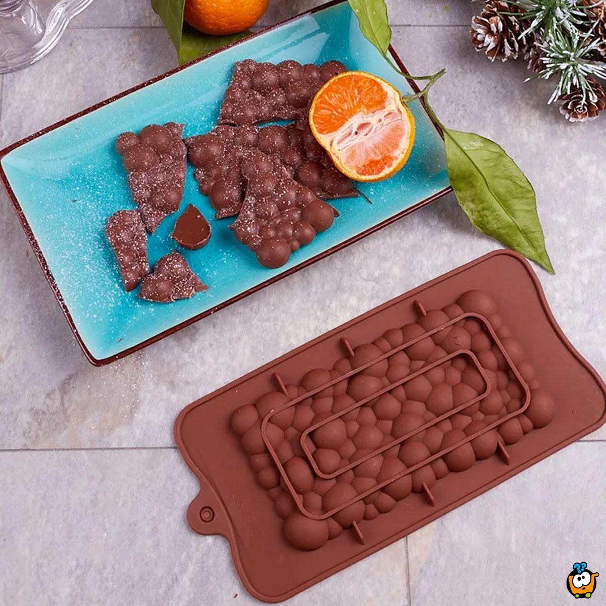 Chocolate bubble - modla za čokoladu sa mehurićima