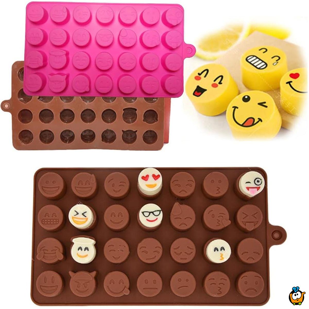 Emoji modla - kalupi za bombone i čokoladice