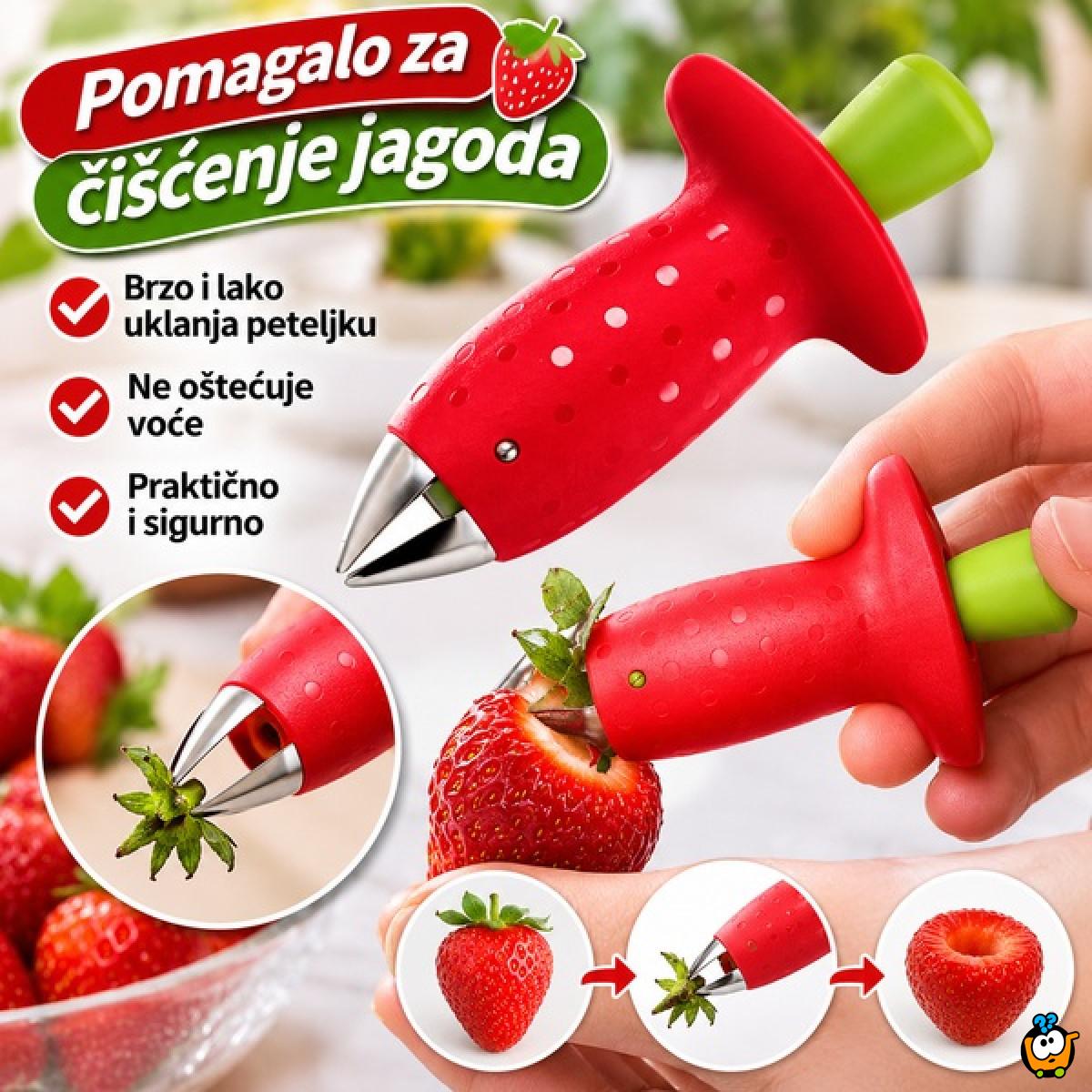 Strawberry tool - efikasno pomagalo za čišćenje jagoda