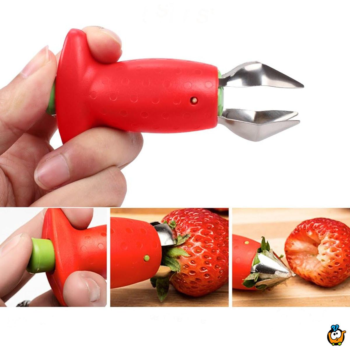 Strawberry tool - efikasno pomagalo za čišćenje jagoda