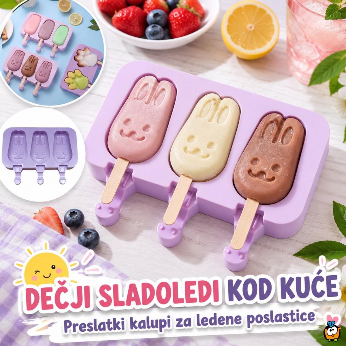 Napravite preslatke zeka sladolede kod kuće + POKLON 50 štapića