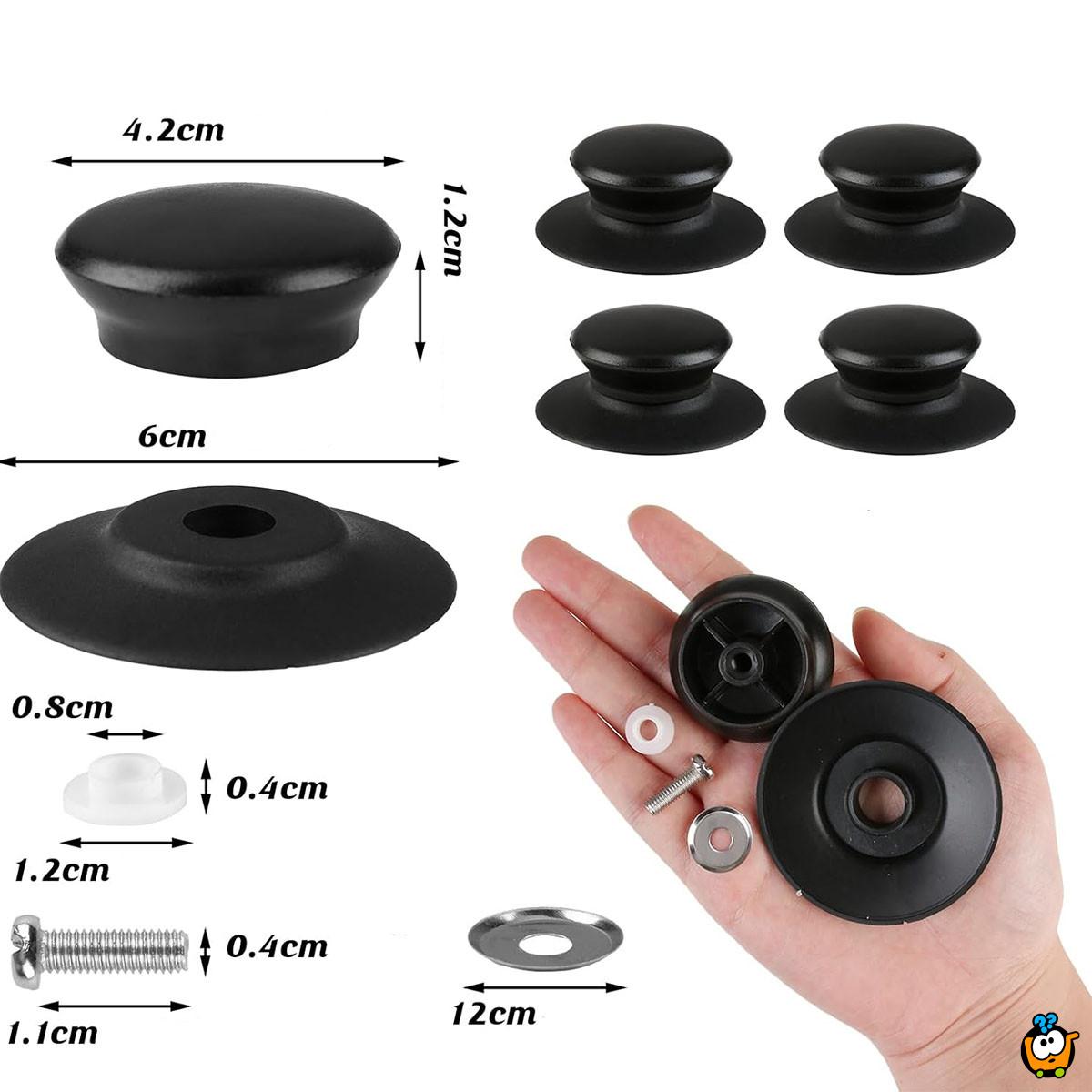 Dodatna ručka za poklopac - Držač poklopca kuhinjskog posuđa