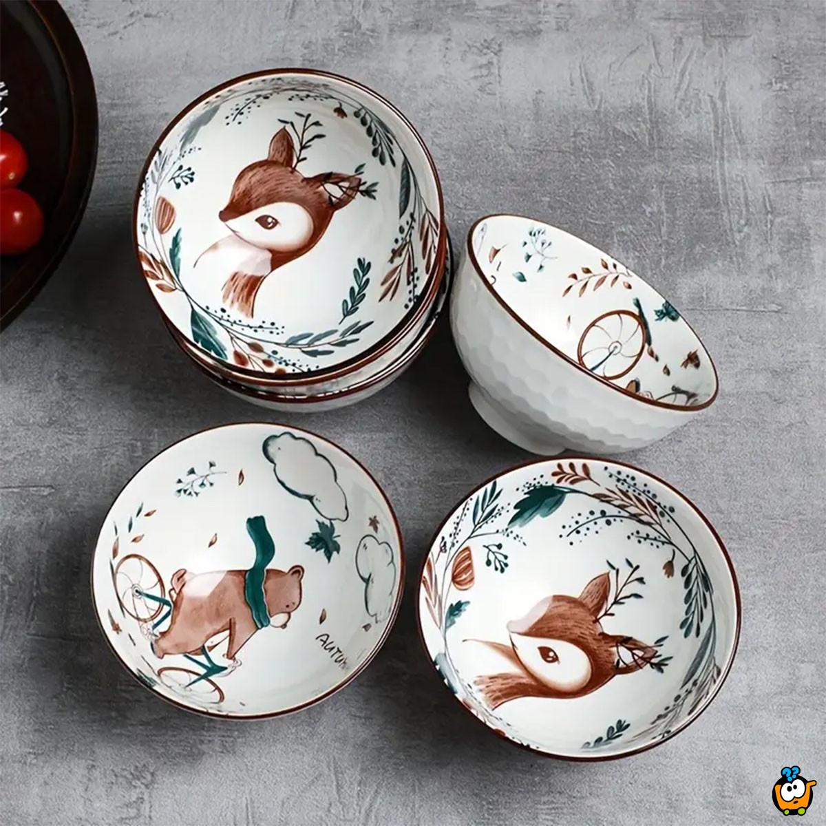 Holiday Feeling - Set od 2 keramičke činije u prazničnom dezenu