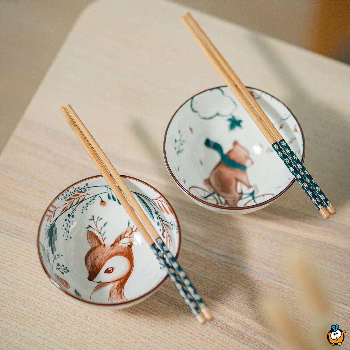 Holiday Feeling - Set od 2 keramičke činije u prazničnom dezenu