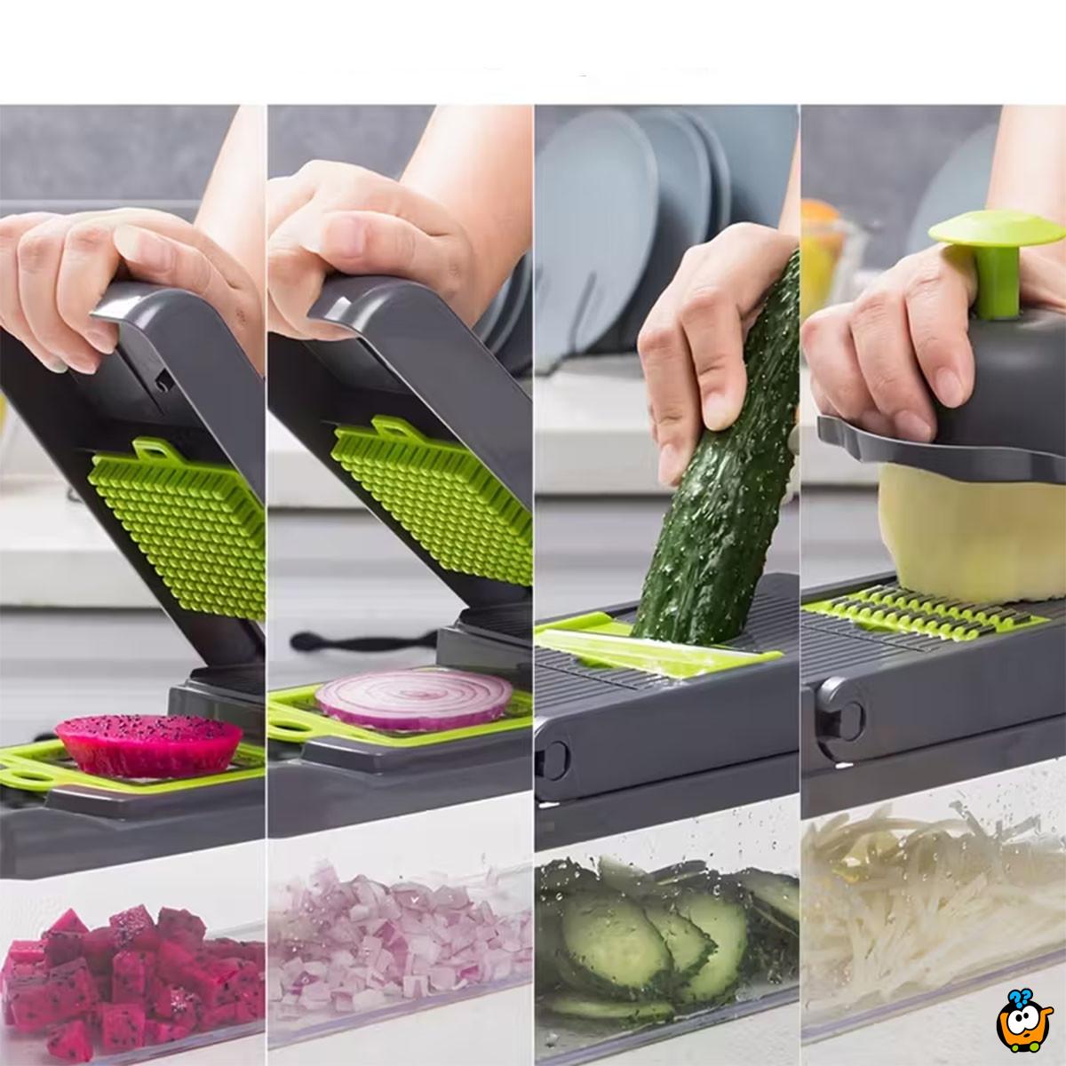 Chopper Pro - Profesionalni secko sa nastavcima i posudom