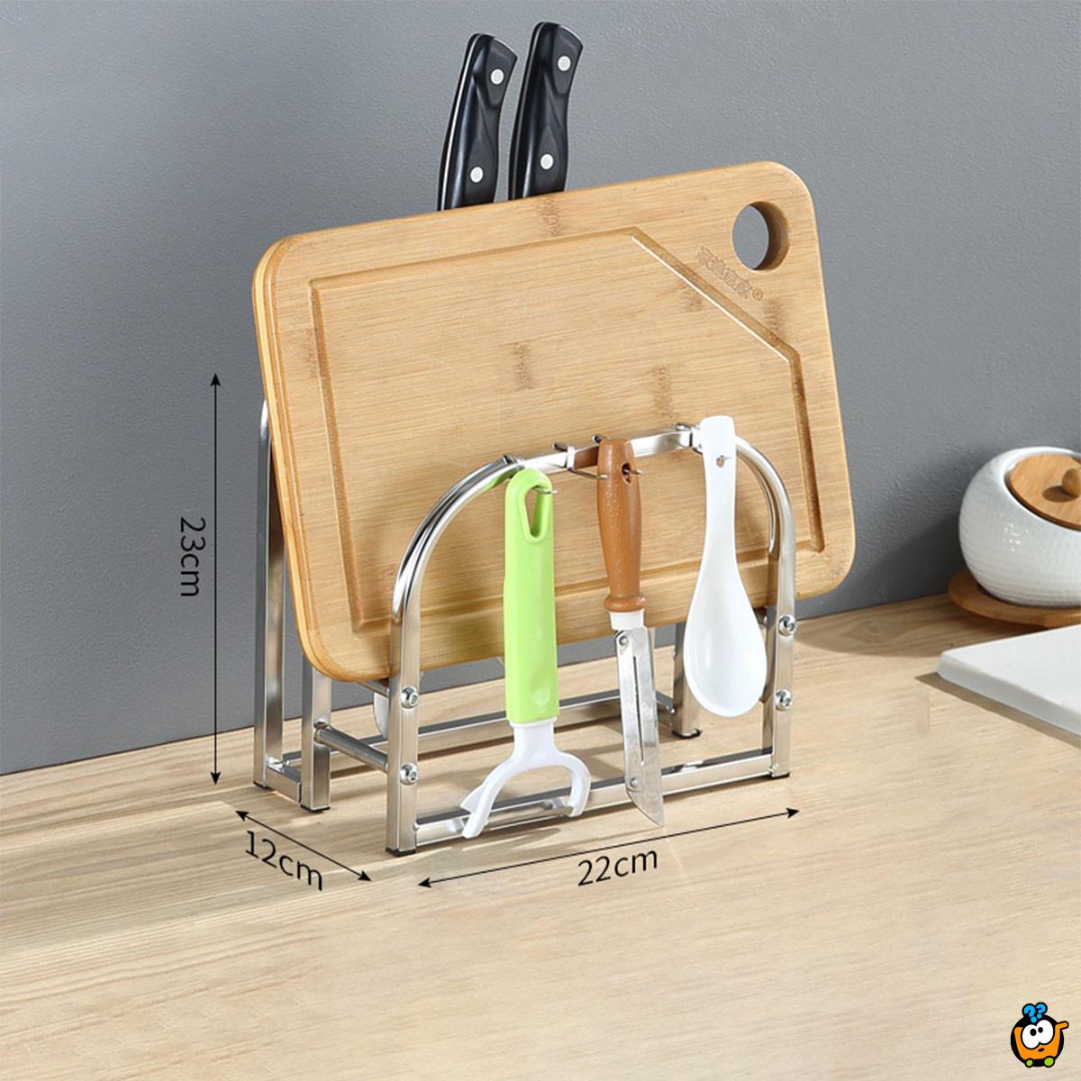 Kompaktni kuhinjski organizer za noževe i dasku