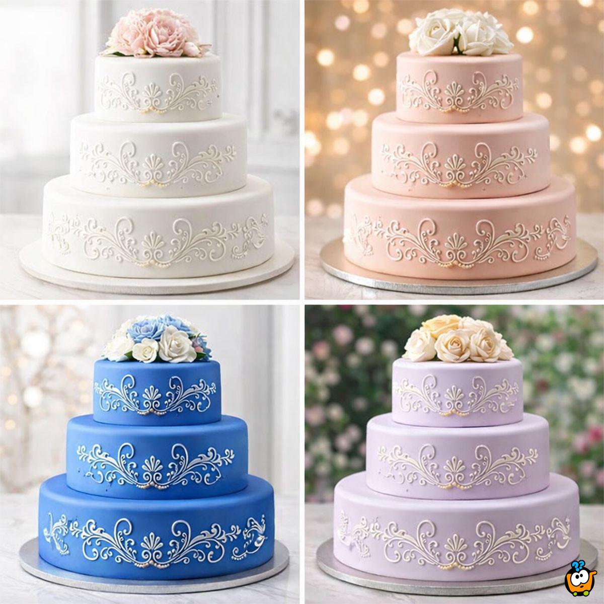 Dekorativni šablon za savršene torte