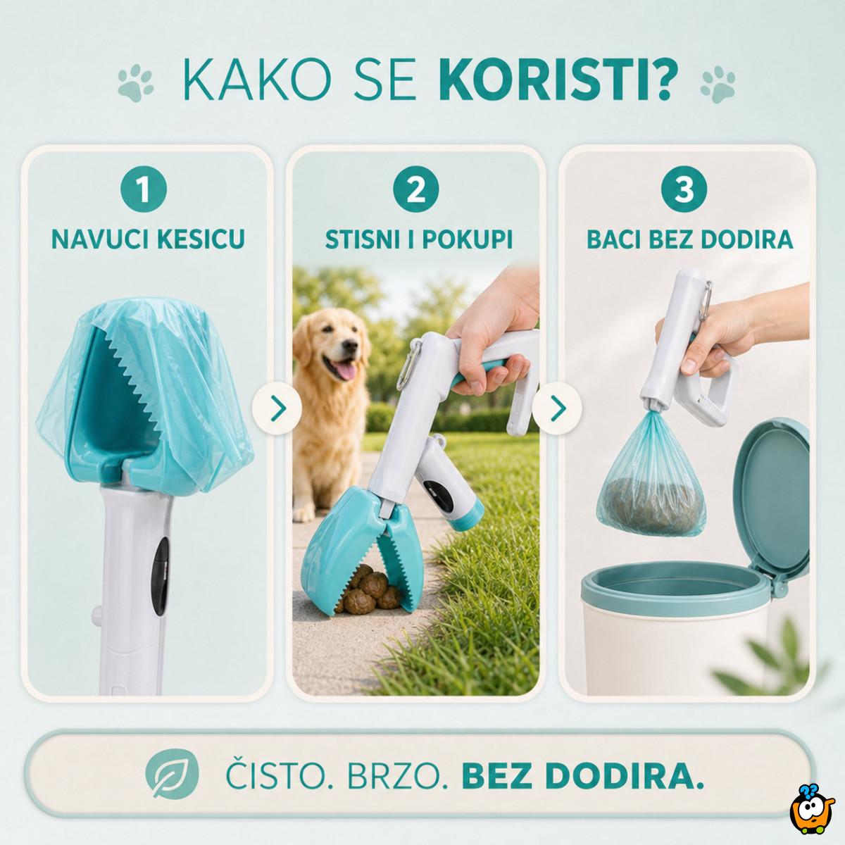 Pet Pooper lopatica za izmet – bez dodirivanja i nereda