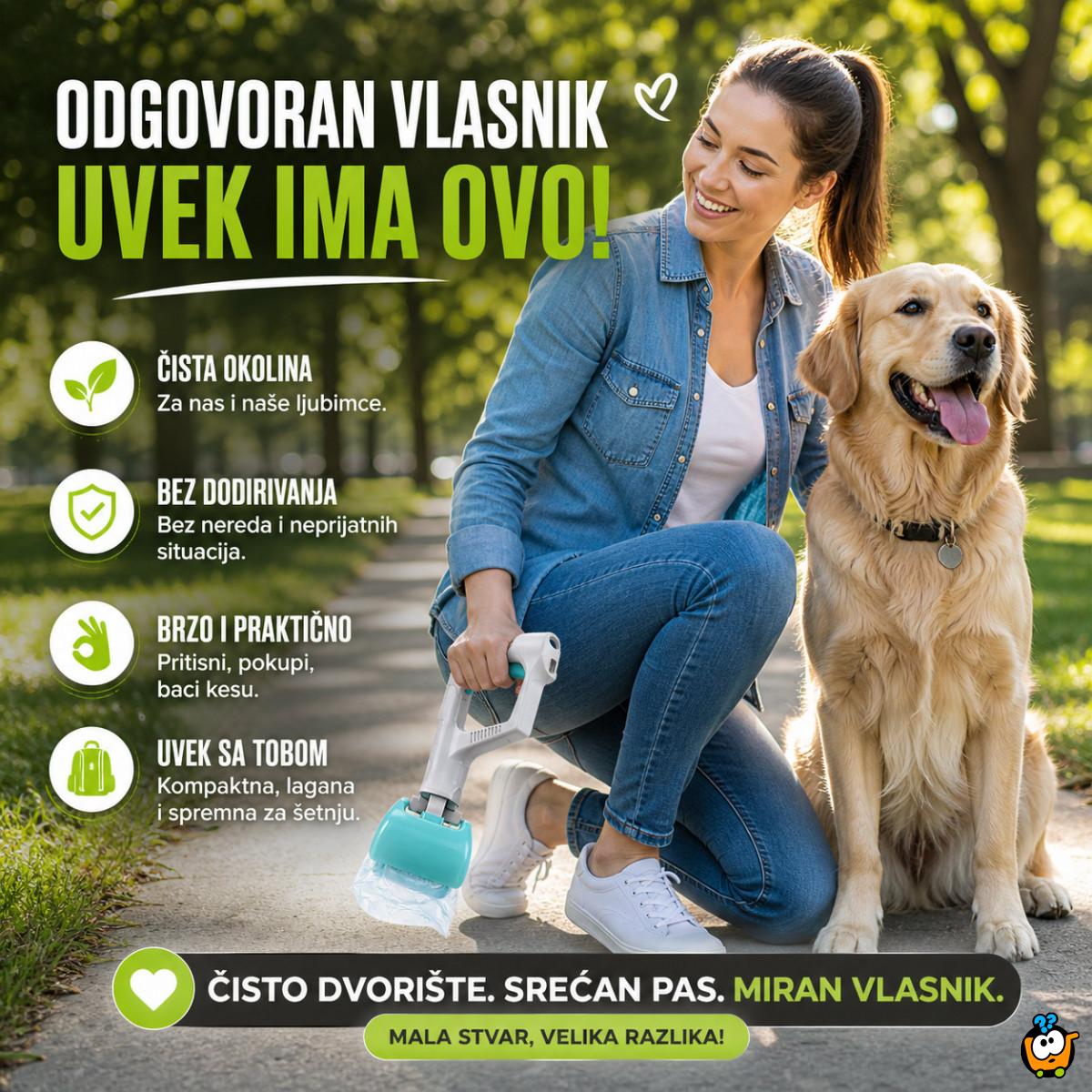 Pet Pooper lopatica za izmet – bez dodirivanja i nereda