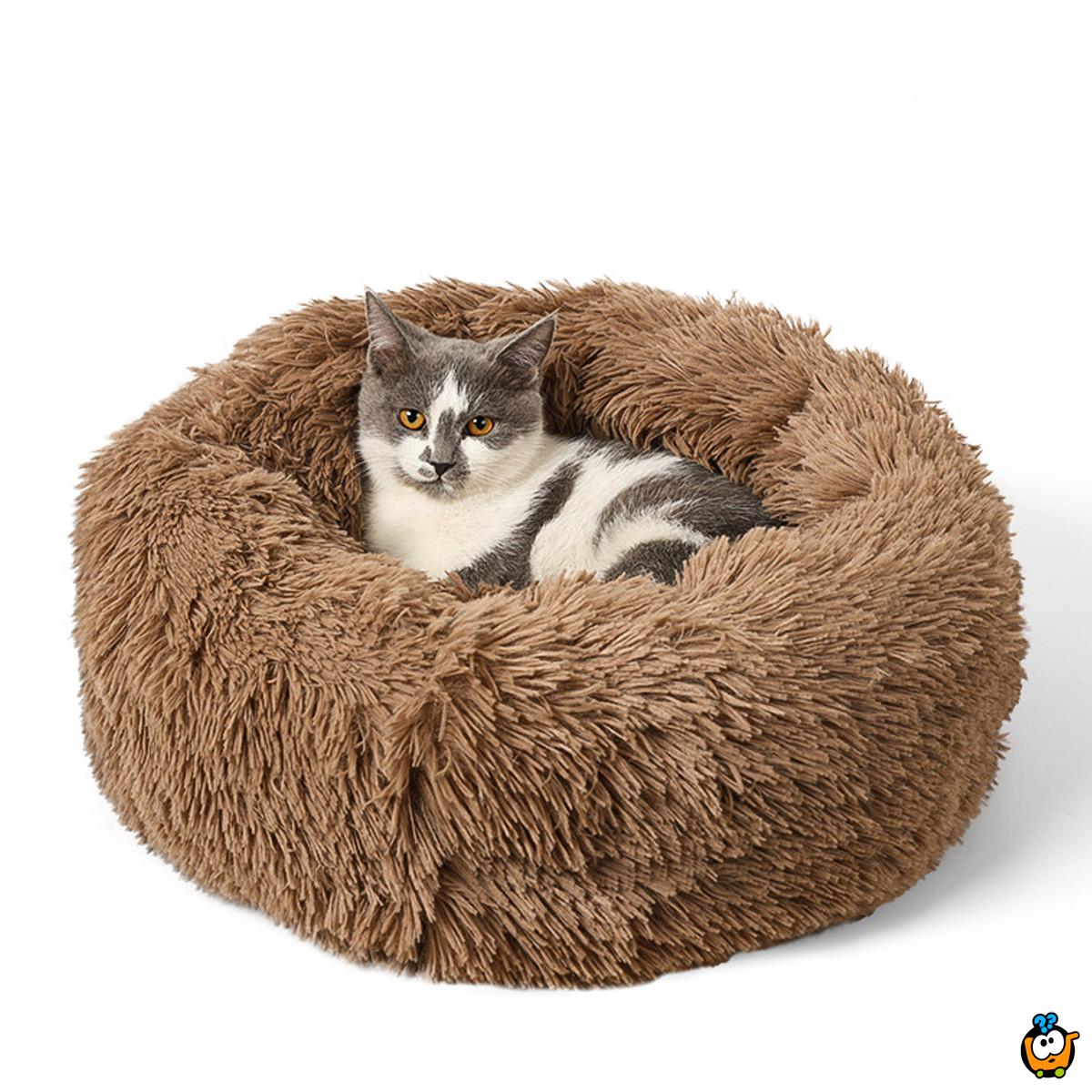 Fluffy Bed - Mekani okrugli krevetić za mace