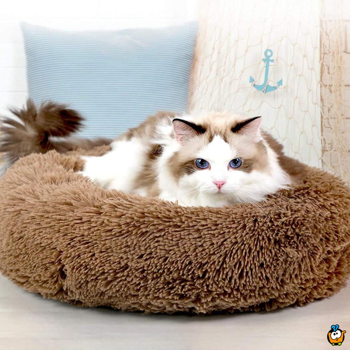 Fluffy Bed - Mekani okrugli krevetić za mace
