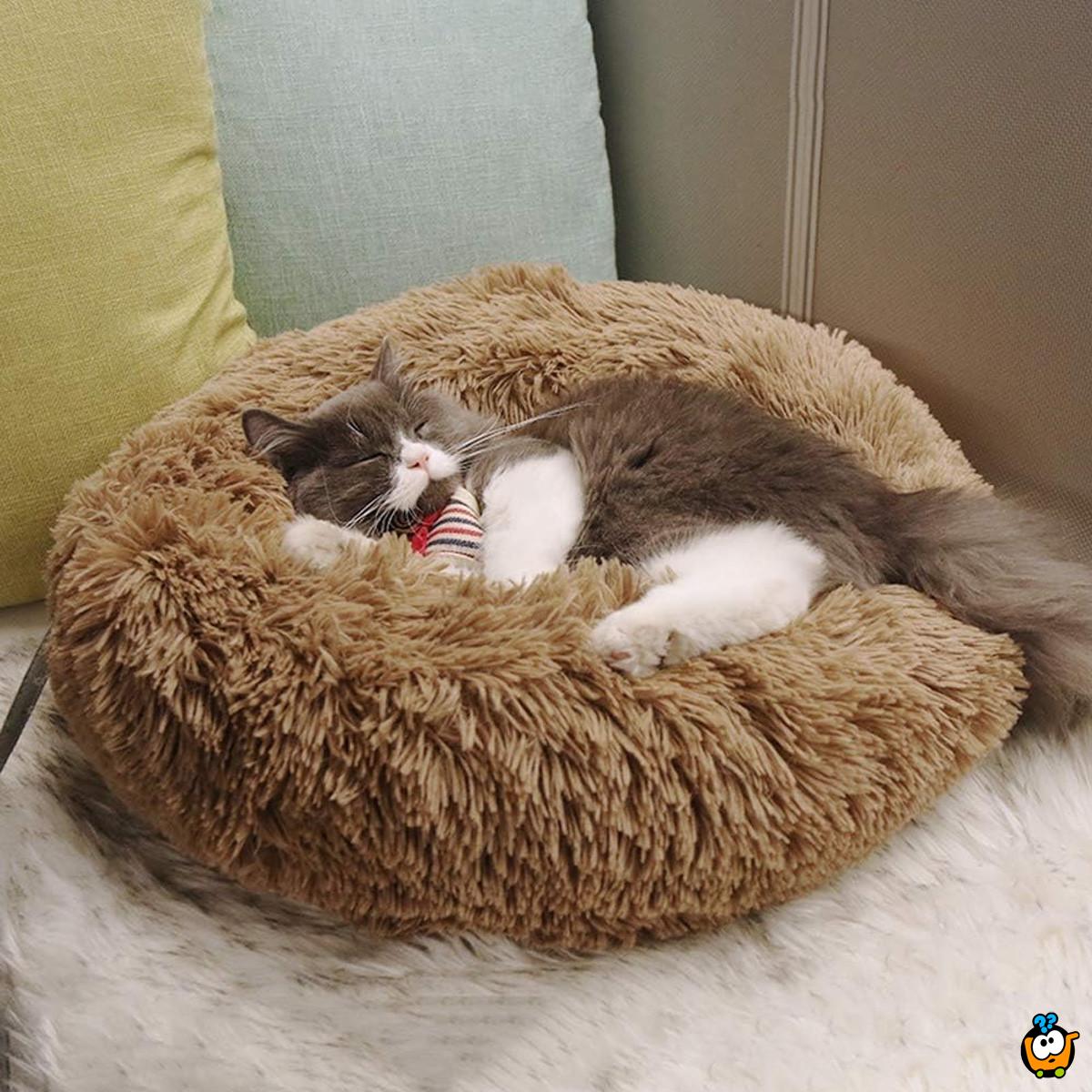 Fluffy Bed - Mekani okrugli krevetić za mace