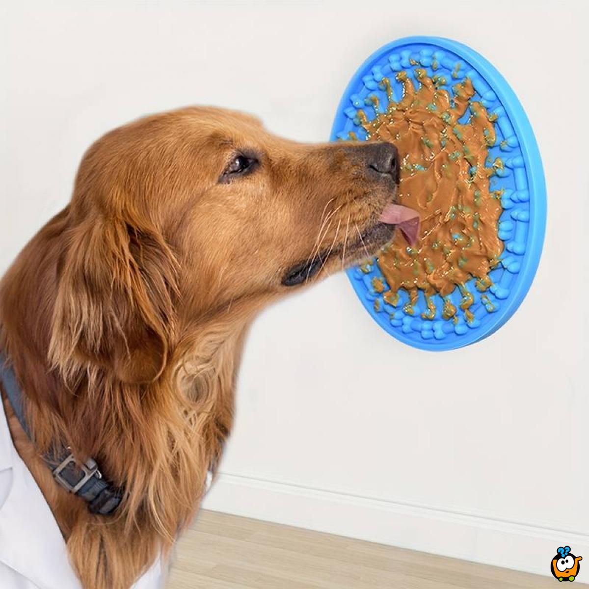 Dog Lick Pad - plitka neravna posuda za hranu za ljubimce