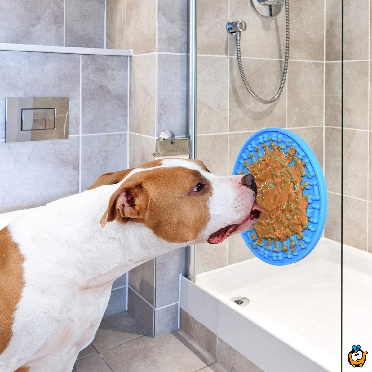 Dog Lick Pad - plitka neravna posuda za hranu za ljubimce