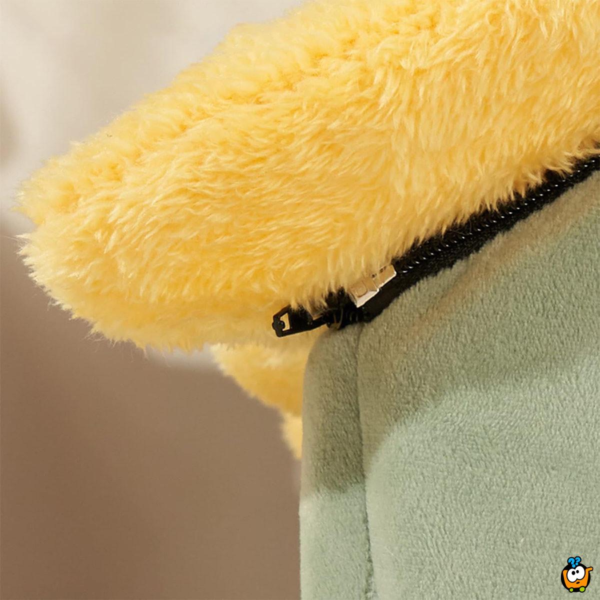 YELLOW Pet House - Udobna zeleno-žuta kućica za pse i mačke 