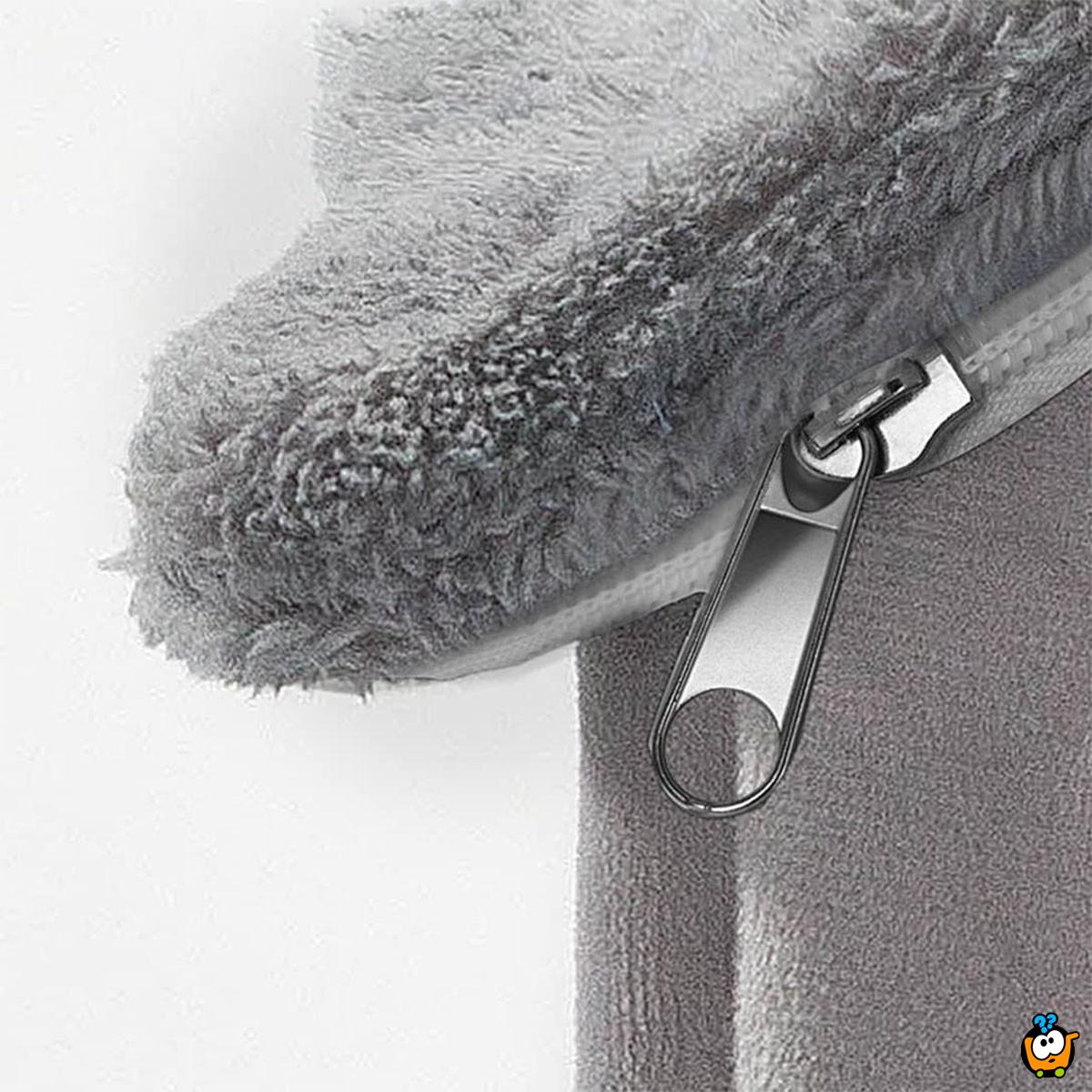 GREY Pet House - Udobna siva kućica za pse i mačke 