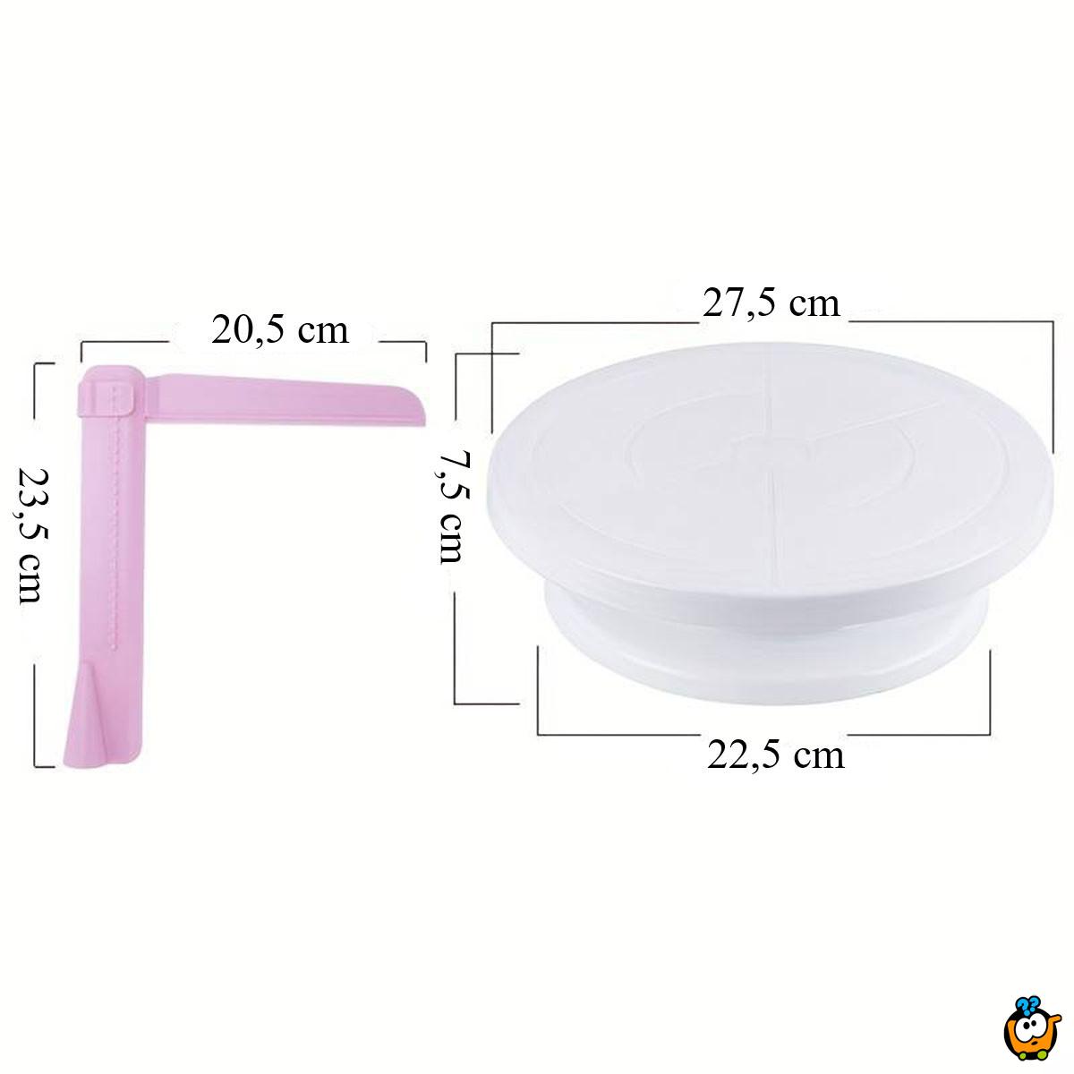Komplet za dekorisanje torti i kolača - 9 praktičnih delova