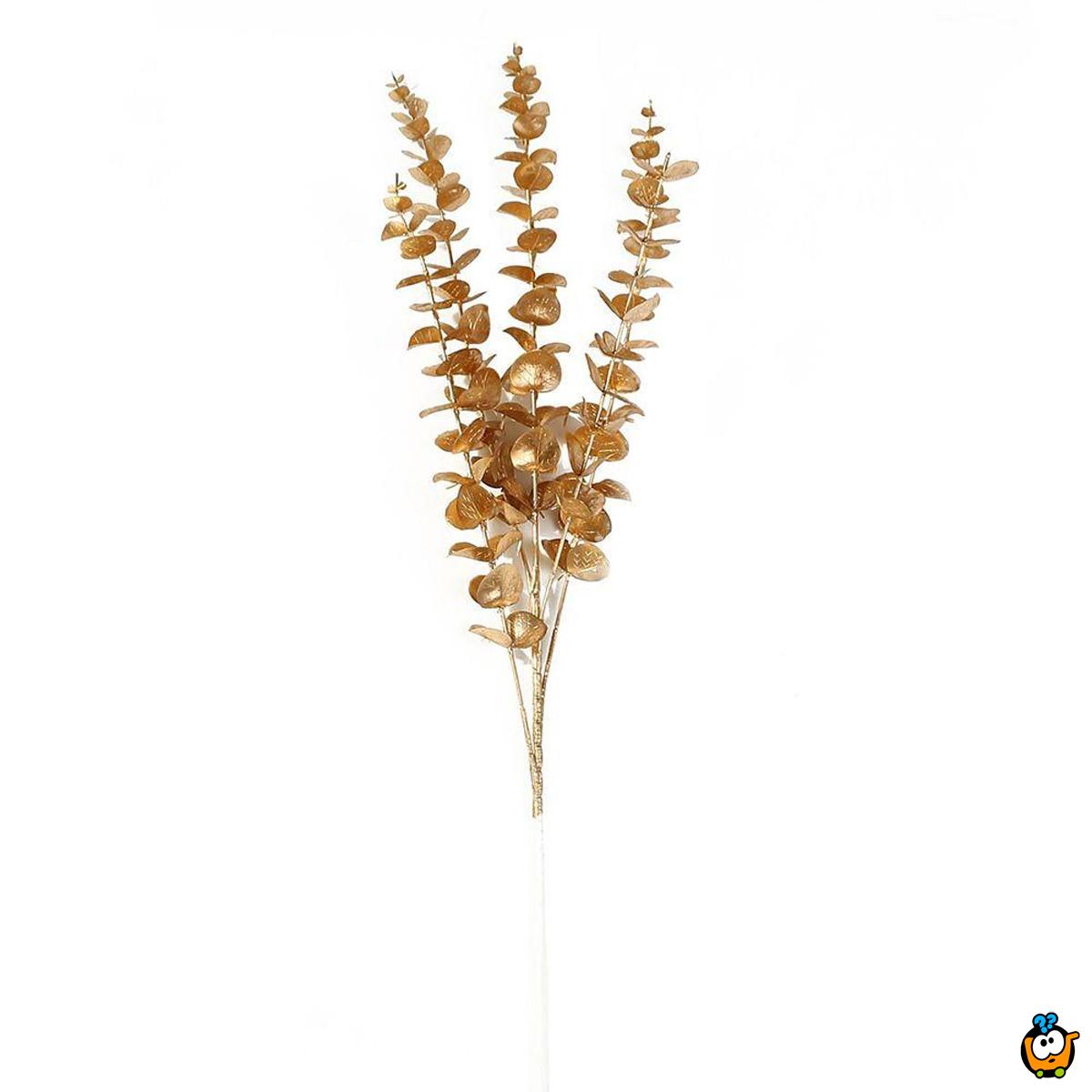 Golden Eucalyptus - Dekorativna grana u zlatnoj boji