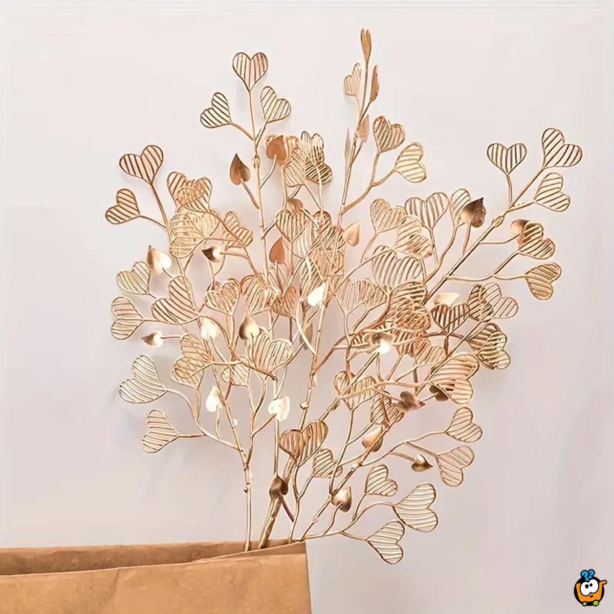 Golden Heart Grass - Romantična dekoracija za dom