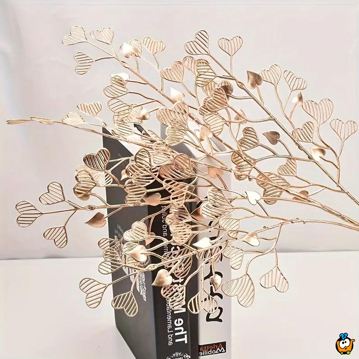 Golden Heart Grass - Romantična dekoracija za dom