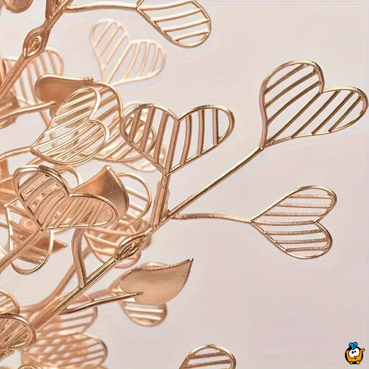 Golden Heart Grass - Romantična dekoracija za dom