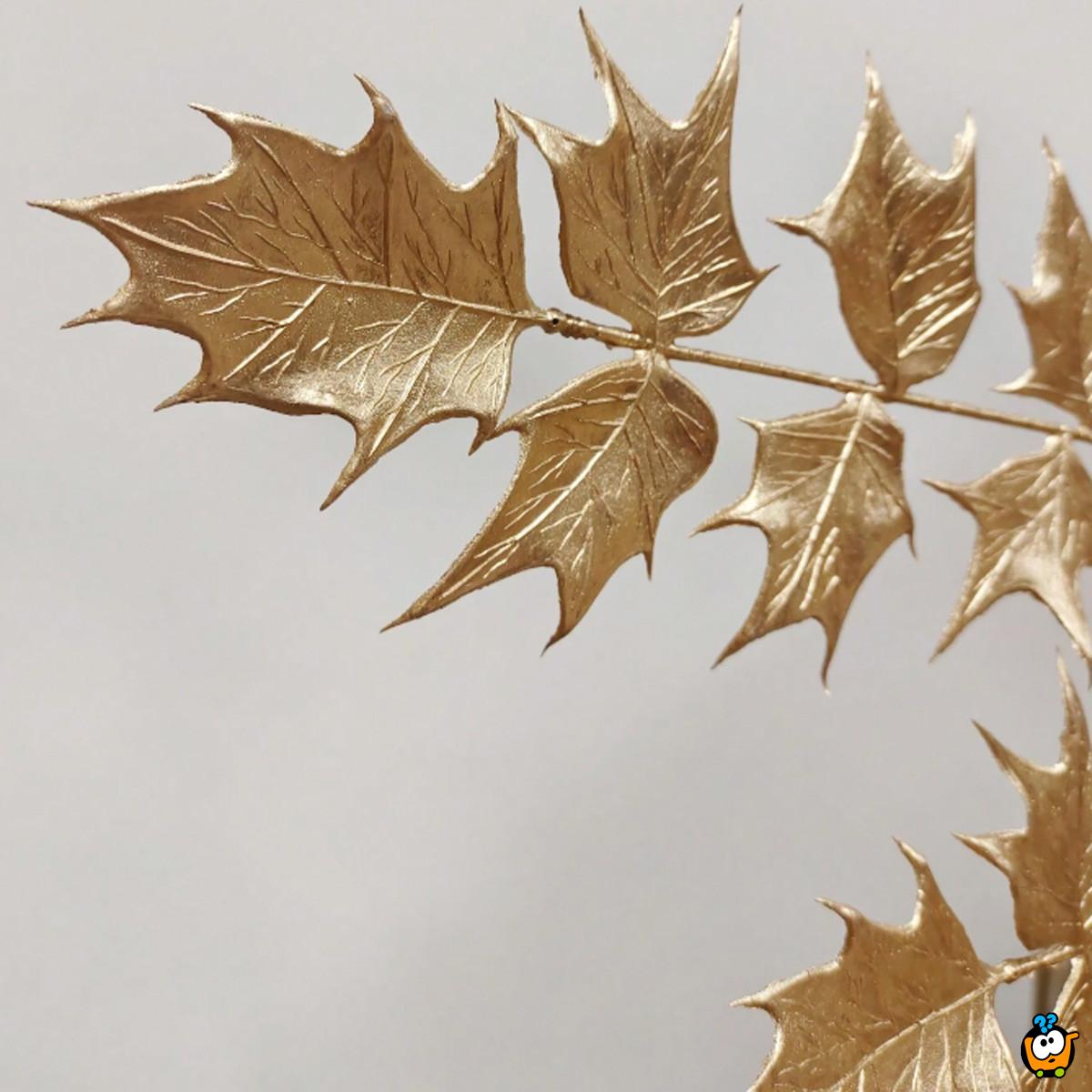 Golden banana  leaf - Dekorativna biljka u zlatnoj boji