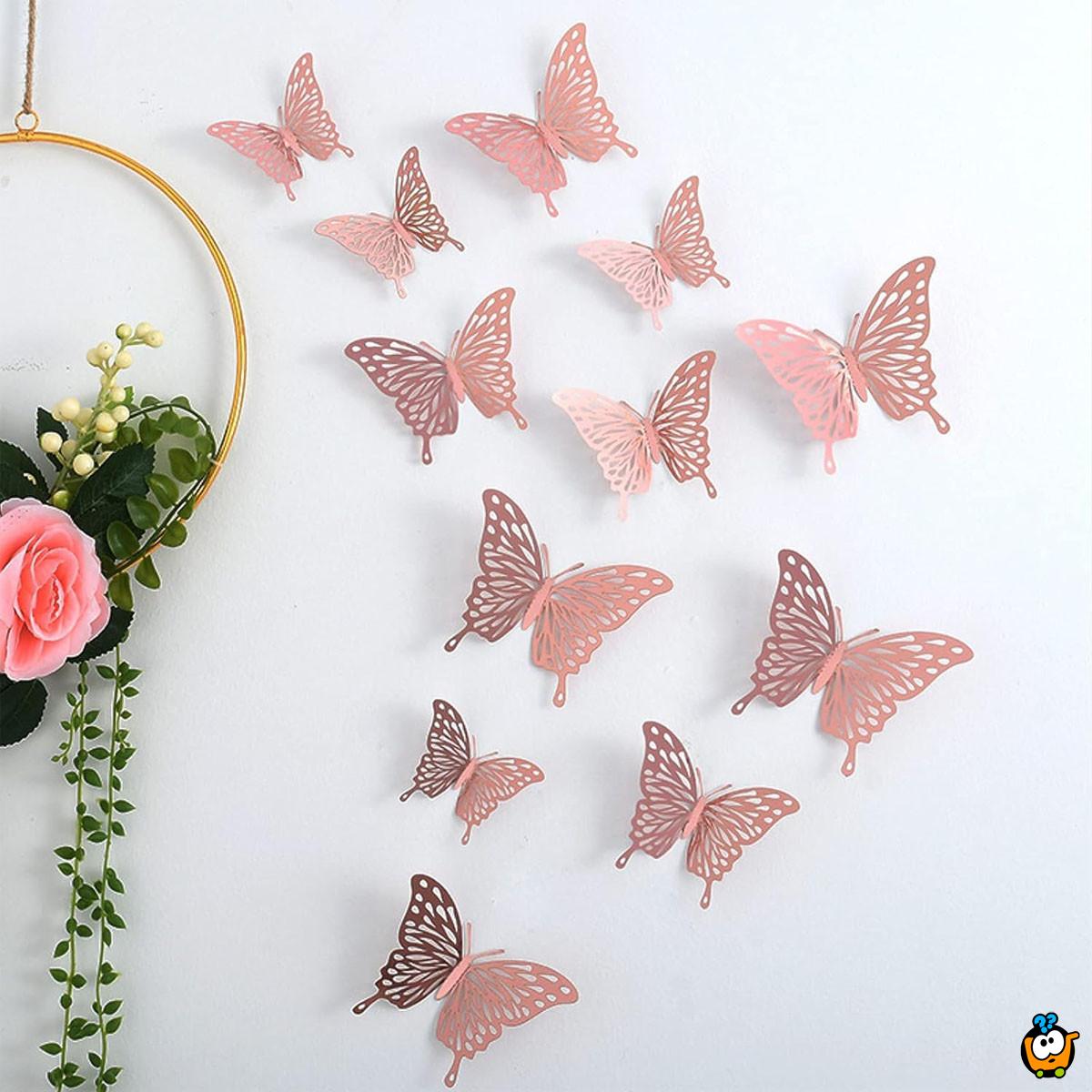 Magic Butterfly 3D stikeri leptirići - set od 12 kom