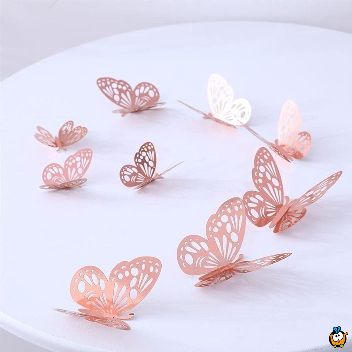Magic Butterfly 3D stikeri leptirići - set od 12 kom