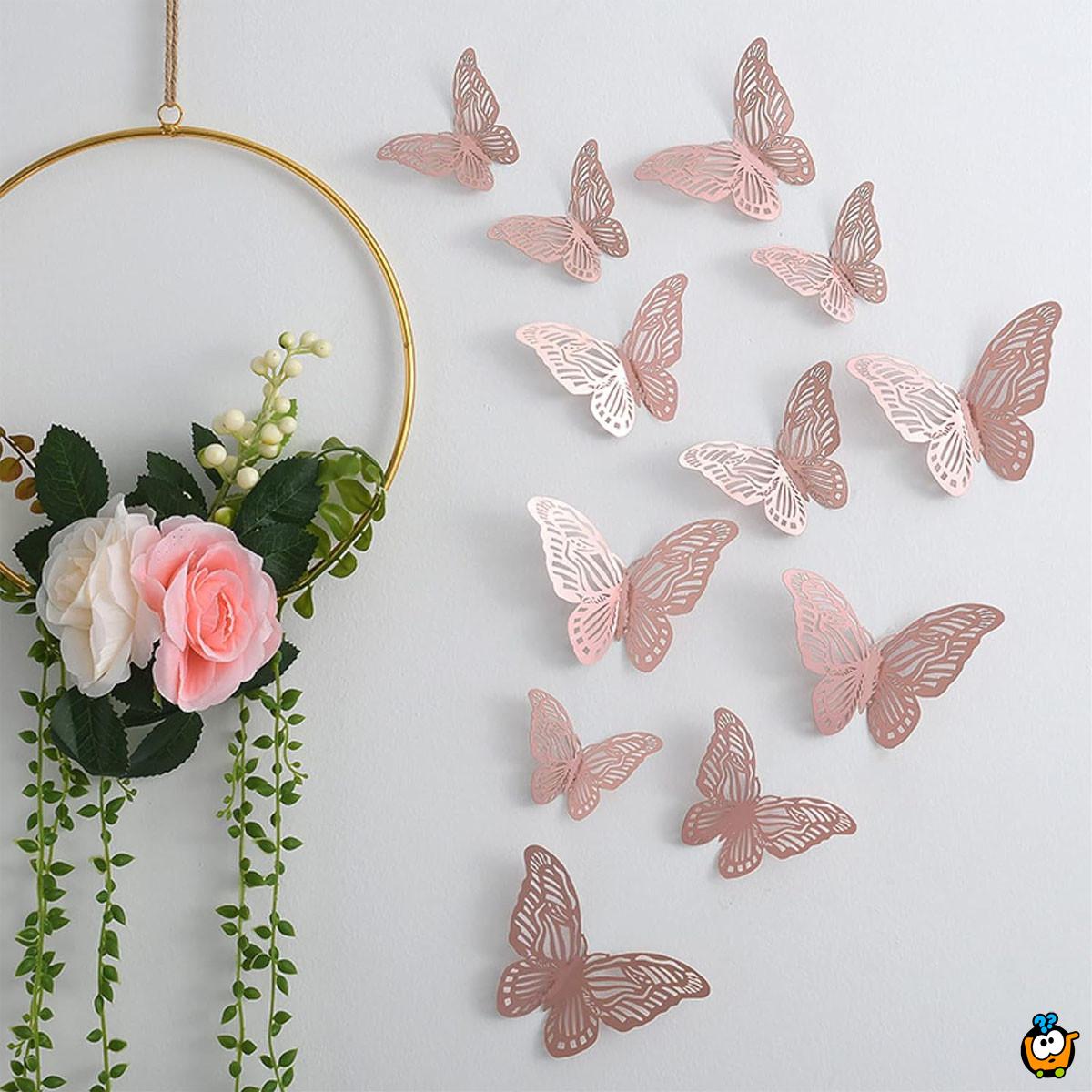 Magic Butterfly 3D stikeri leptirići - set od 12 kom