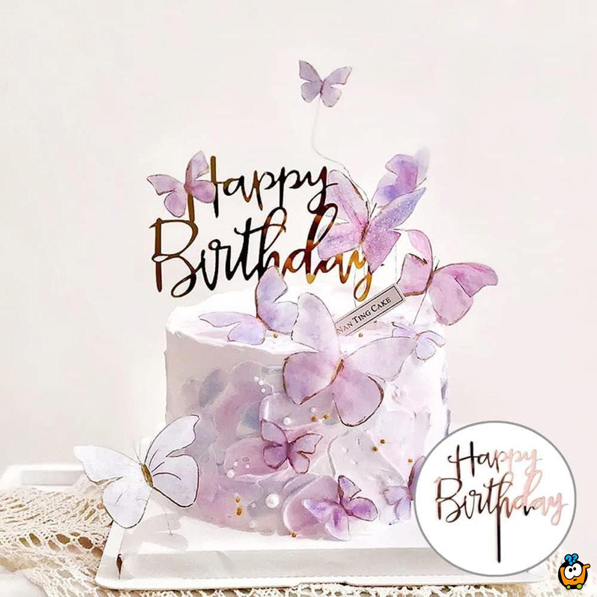 Birthday topper - rođendanska dekoracija za torte