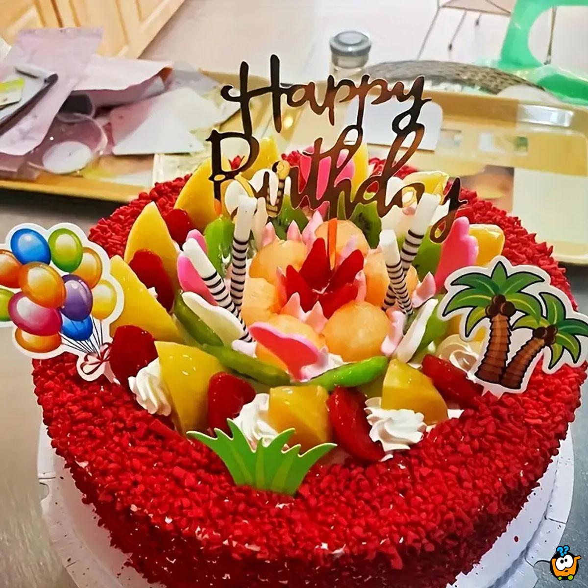 Birthday topper - rođendanska dekoracija za torte