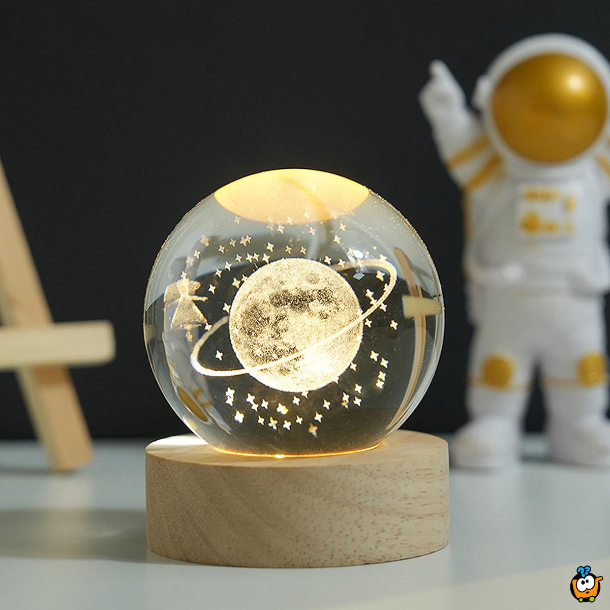 3D Galaxy Ball - Lampa u obliku kristalne kugle
