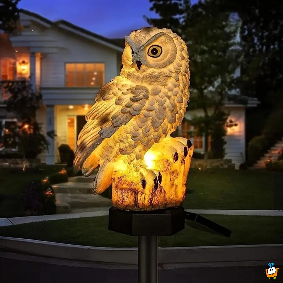 Owl LED Light – Dekorativna dvorišna lampa u obliku sove