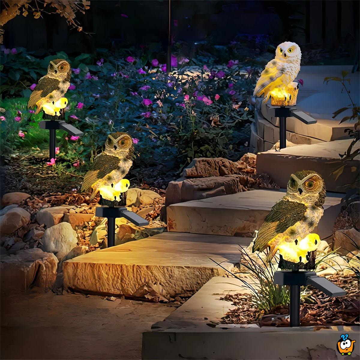 Owl LED Light – Dekorativna dvorišna lampa u obliku sove