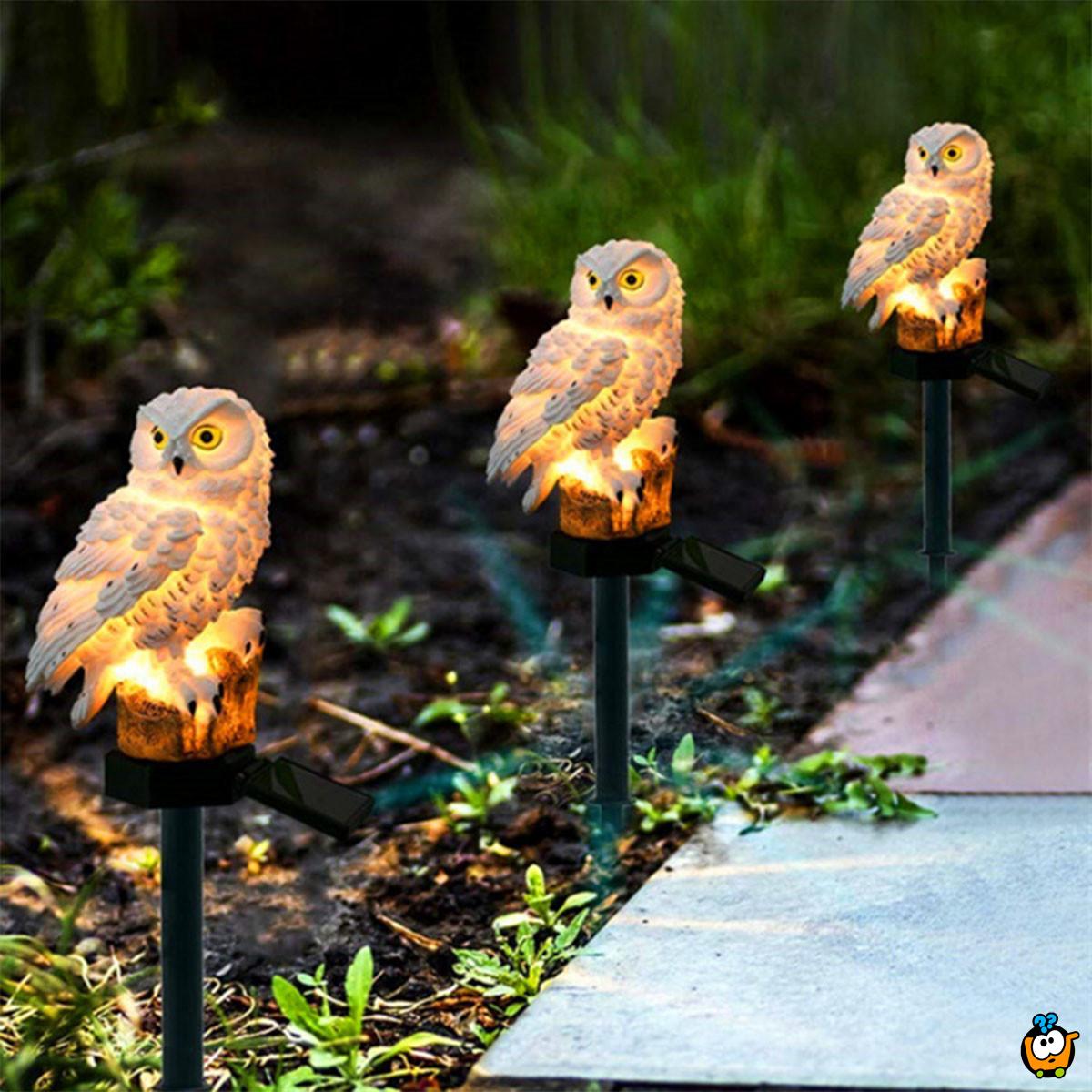 Owl LED Light – Dekorativna dvorišna lampa u obliku sove