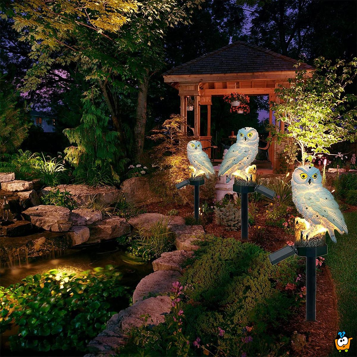 Owl LED Light – Dekorativna dvorišna lampa u obliku sove