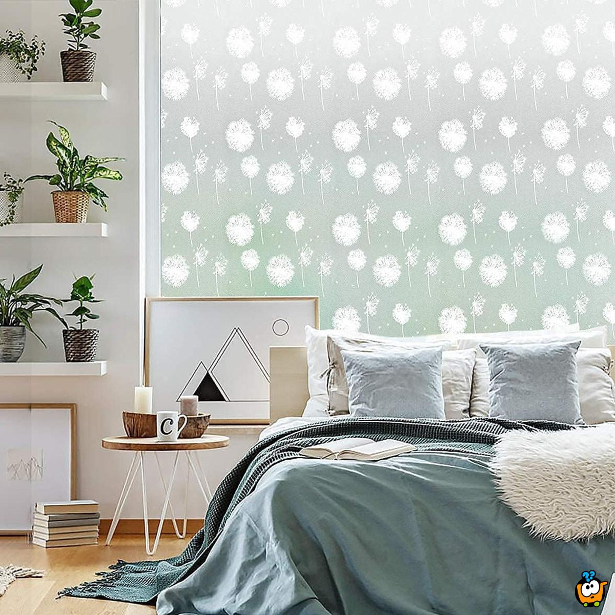Window Film 40cm x 1m- Folija za staklo sa dezenom maslačka