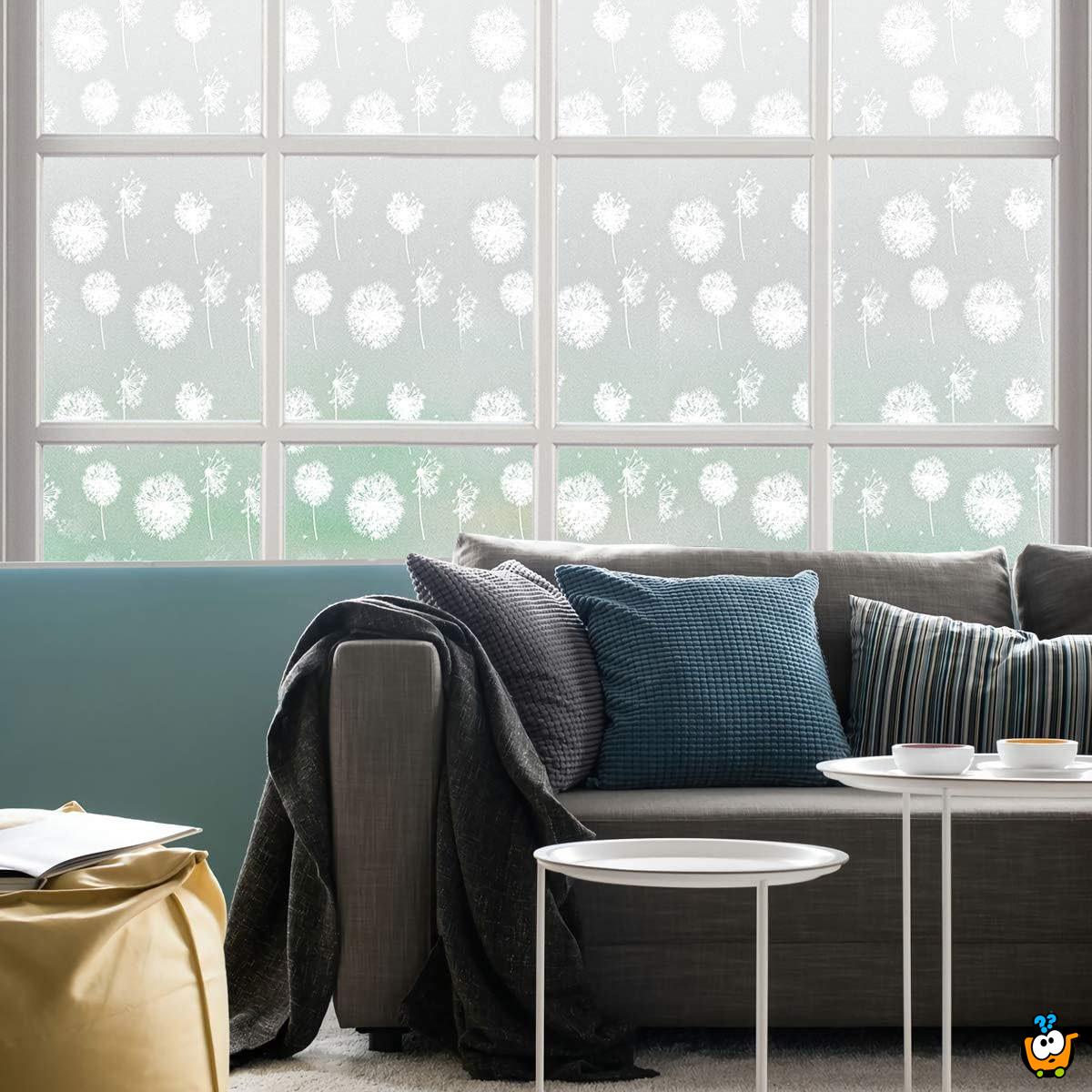 Window Film 40cm x 1m- Folija za staklo sa dezenom maslačka