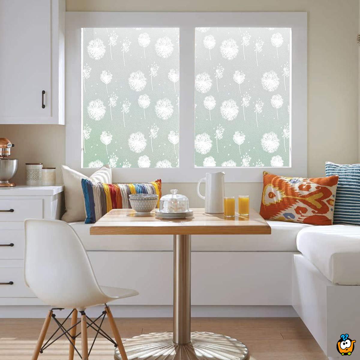 Window Film 40cm x 1m- Folija za staklo sa dezenom maslačka