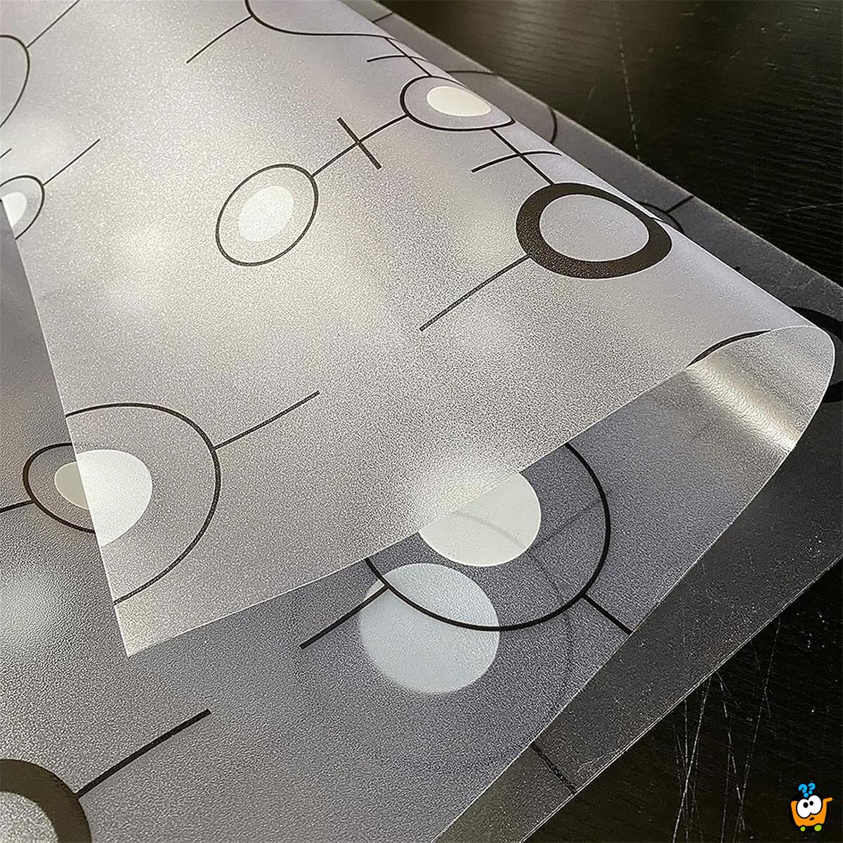 Window Film 40CM X 100CM - Folija za staklo sa dezenom KRUŽIĆA	