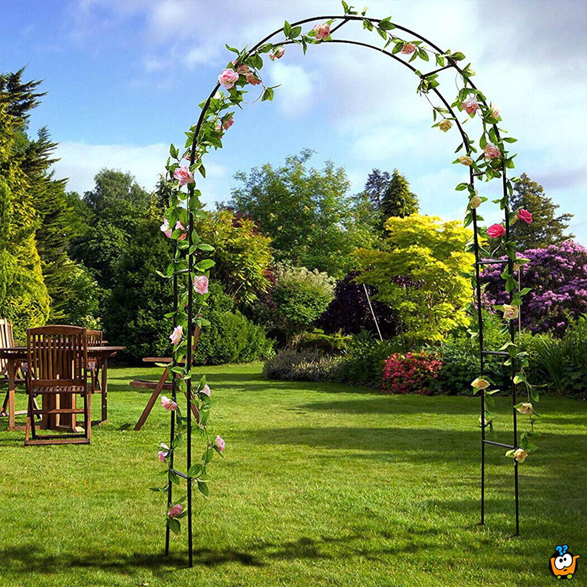 Pergola BLACK - Baštenski luk za ruže i puzavice