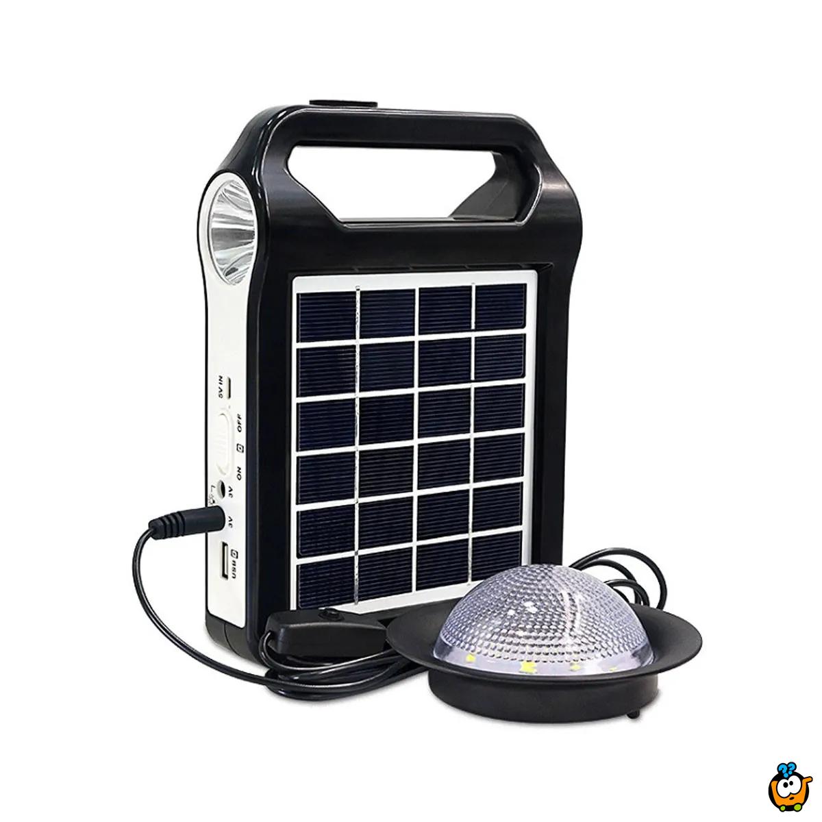 Prenosivi solarni generator sa osvetljenjem