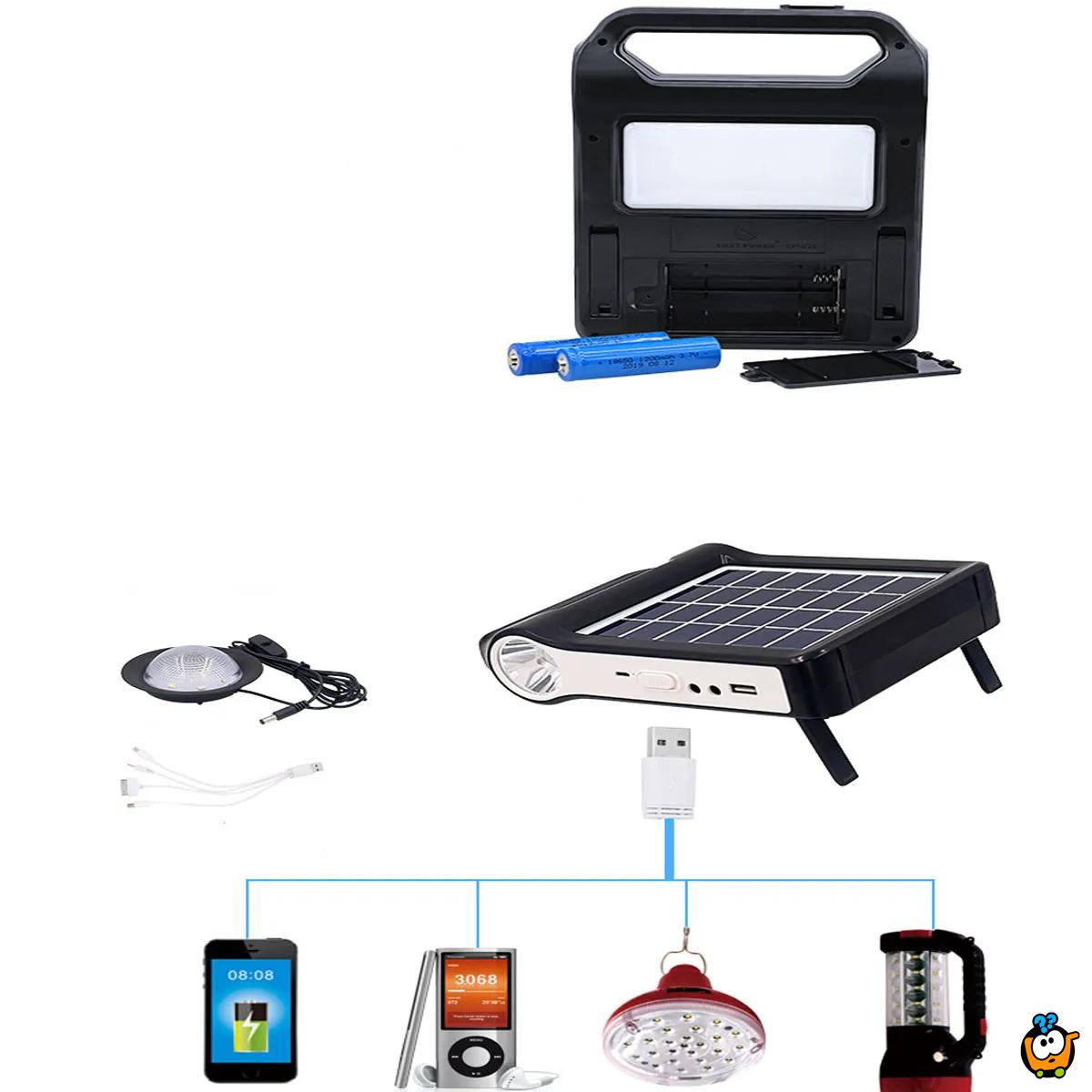 Prenosivi solarni generator sa osvetljenjem