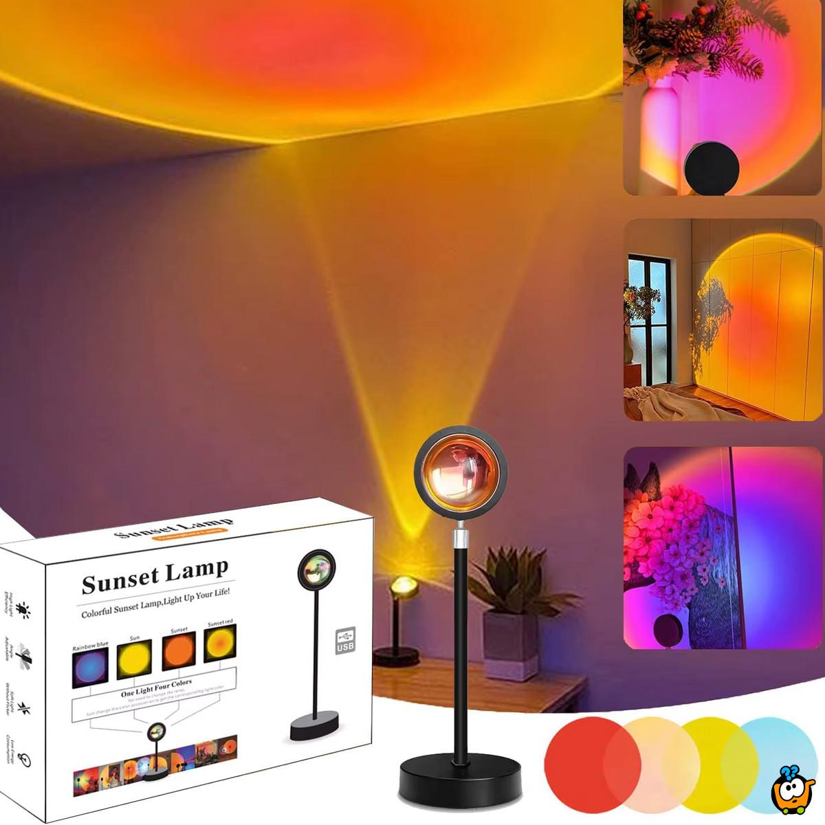 Sunset Lamp - Ambijentalna LED lampa + daljinski upravljač