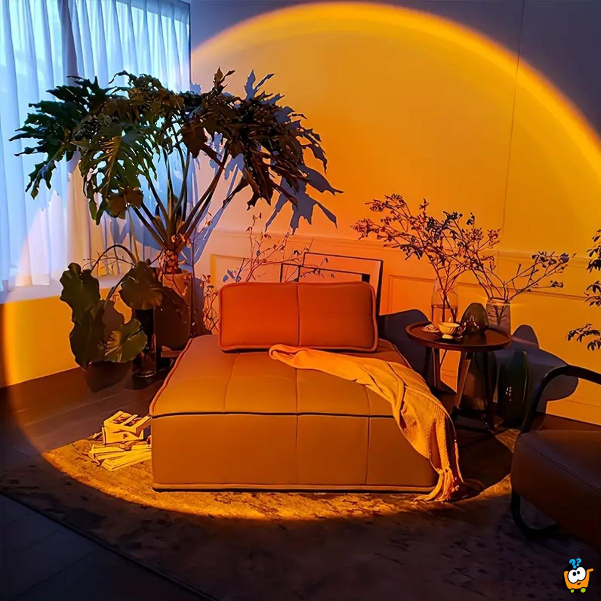 Sunset Lamp - Ambijentalna LED lampa + daljinski upravljač