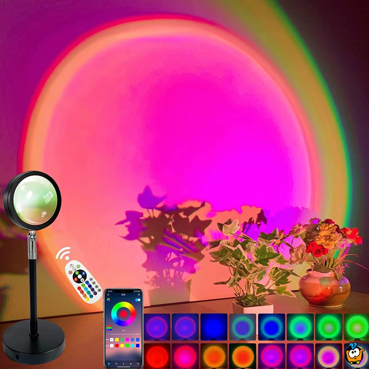 Sunset Lamp - Ambijentalna LED lampa + daljinski upravljač
